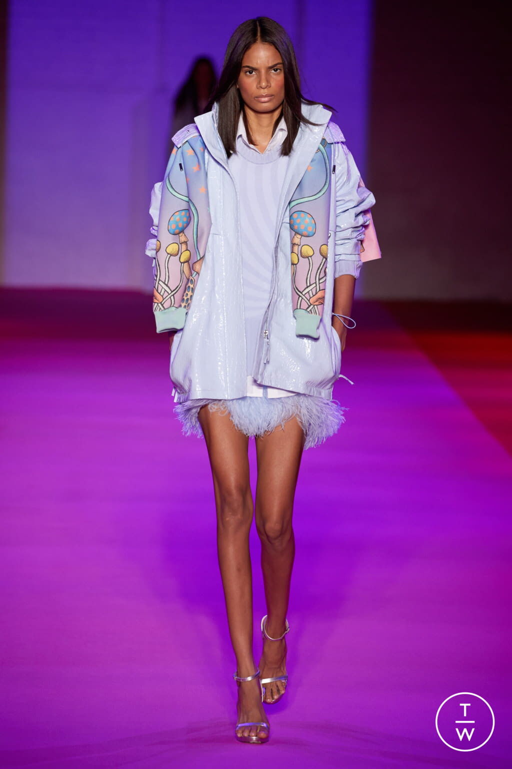 Fashion Week New York Spring/Summer 2022 look 4 from the Brandon Maxwell collection womenswear