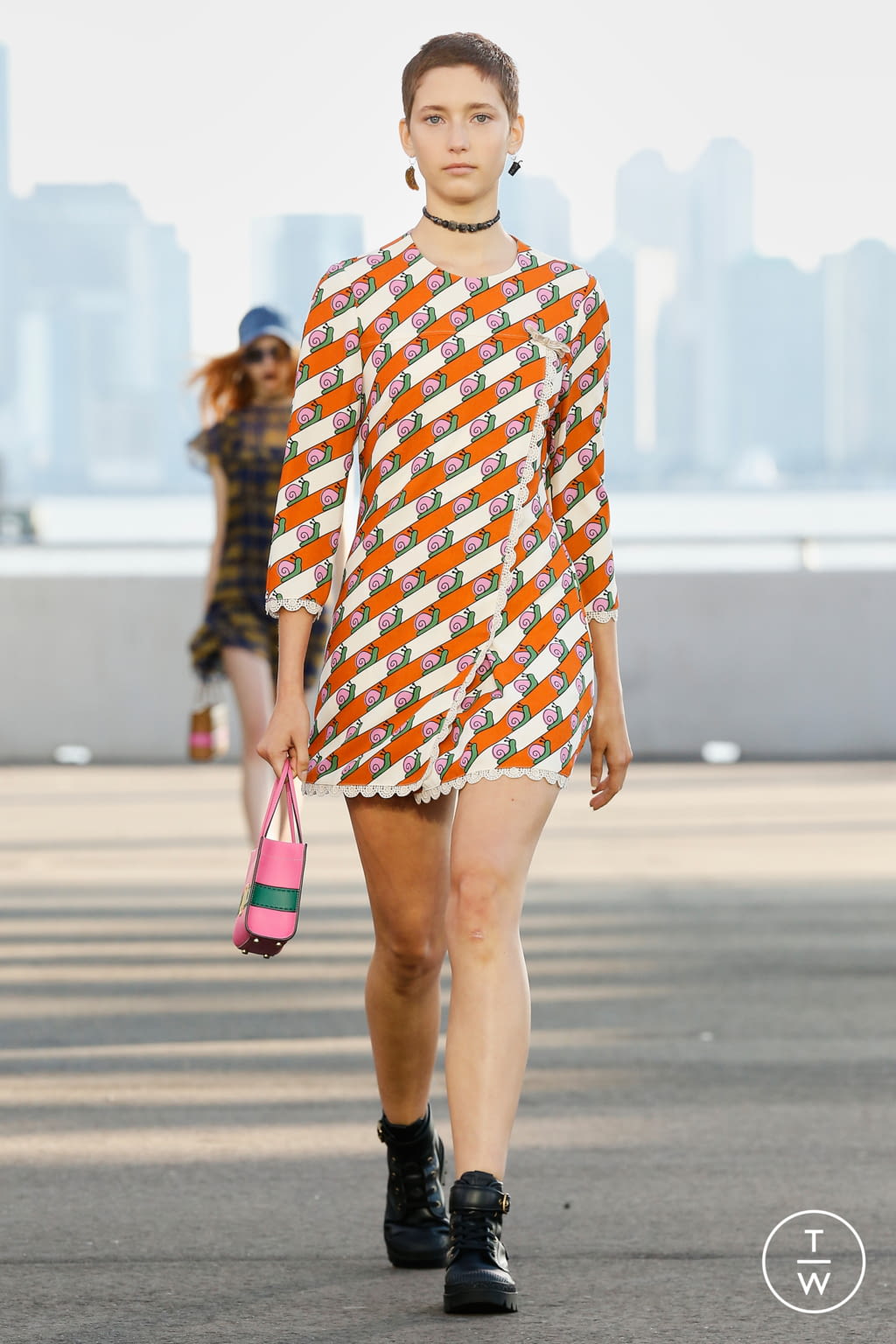 Fashion Week New York Spring/Summer 2022 look 33 from the Coach 1941 collection womenswear