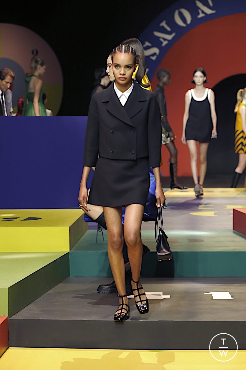 Fashion Week Paris Spring/Summer 2022 look 1 from the Christian Dior collection womenswear