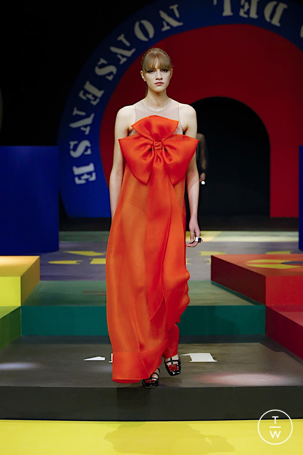 Fashion Week Paris Spring/Summer 2022 look 84 from the Christian Dior collection womenswear