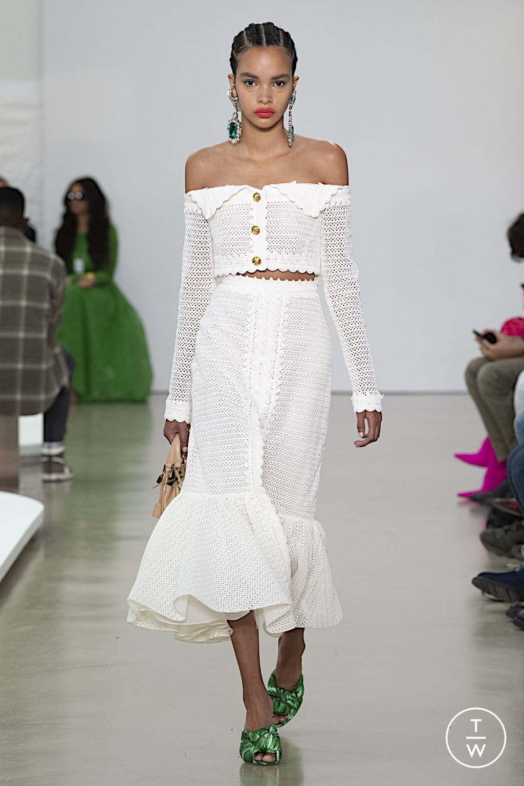 Fashion Week Paris Spring/Summer 2022 look 13 from the Giambattista Valli collection womenswear