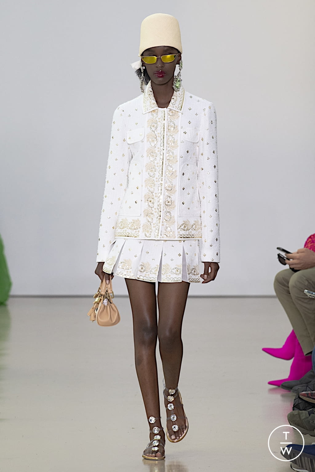 Fashion Week Paris Spring/Summer 2022 look 21 from the Giambattista Valli collection womenswear